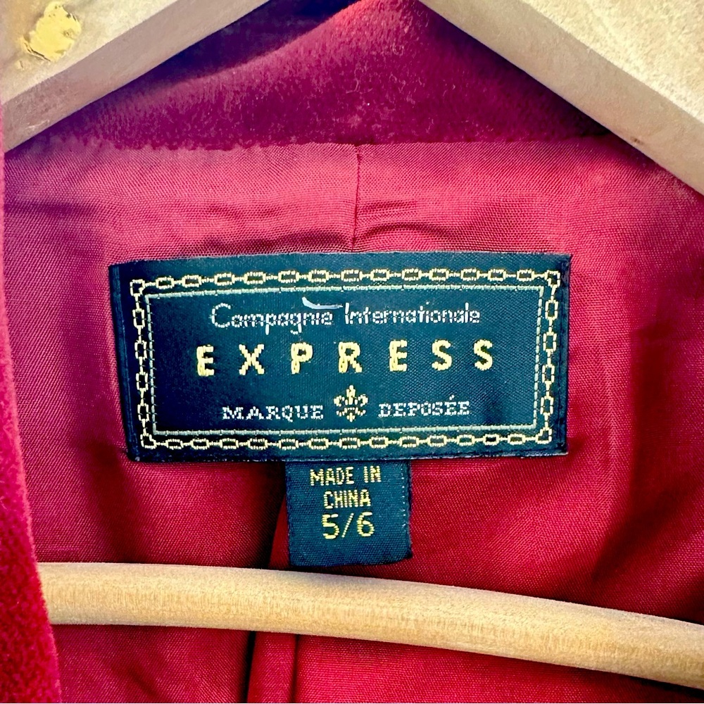 Red blazer from Express
